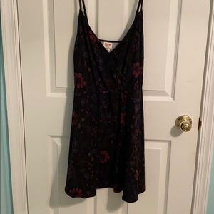 Dark floral dress